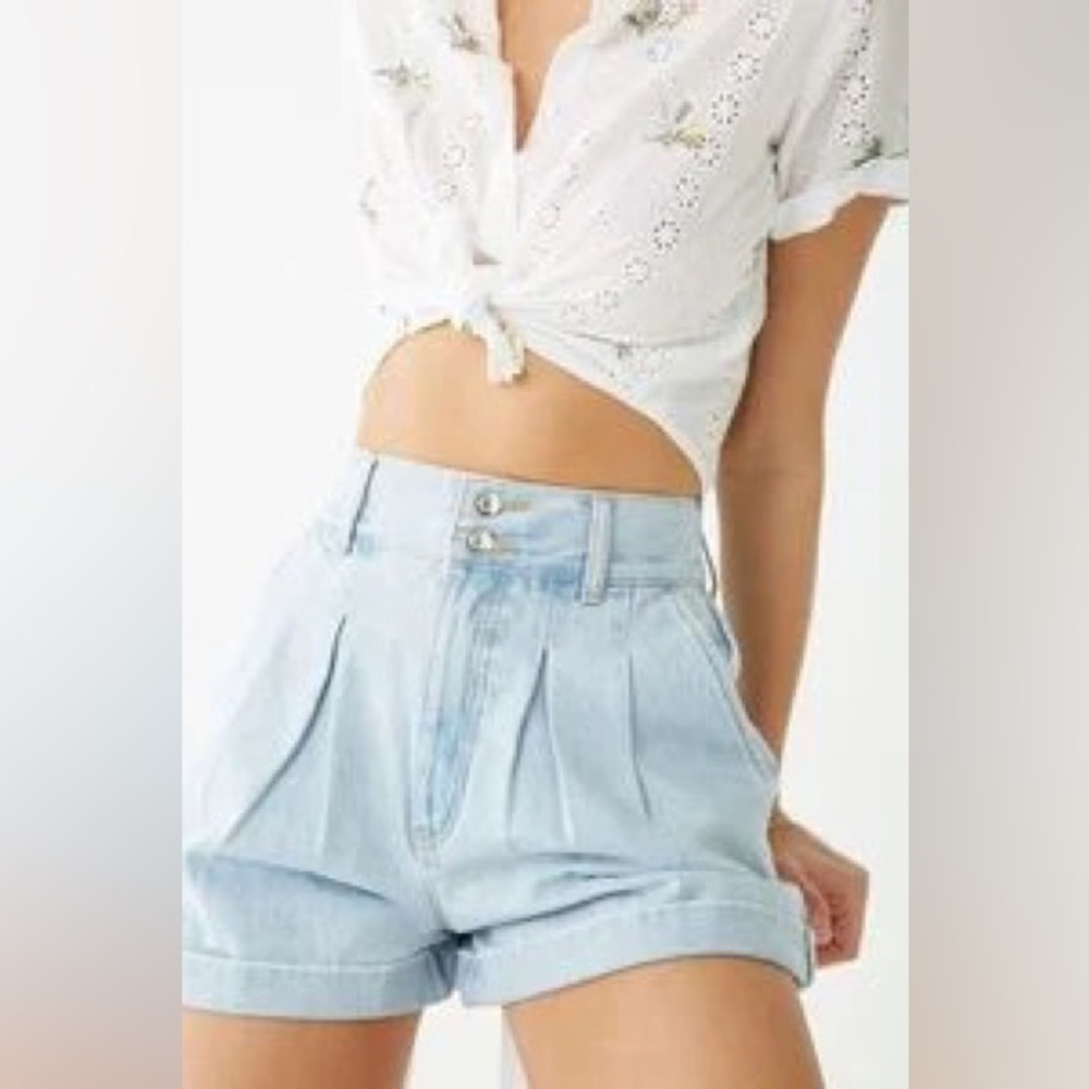 Forever 21 High Rise Jean Shorts
